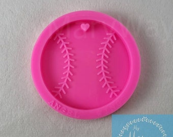 Baseball or Softball Keychain Silicone Mold