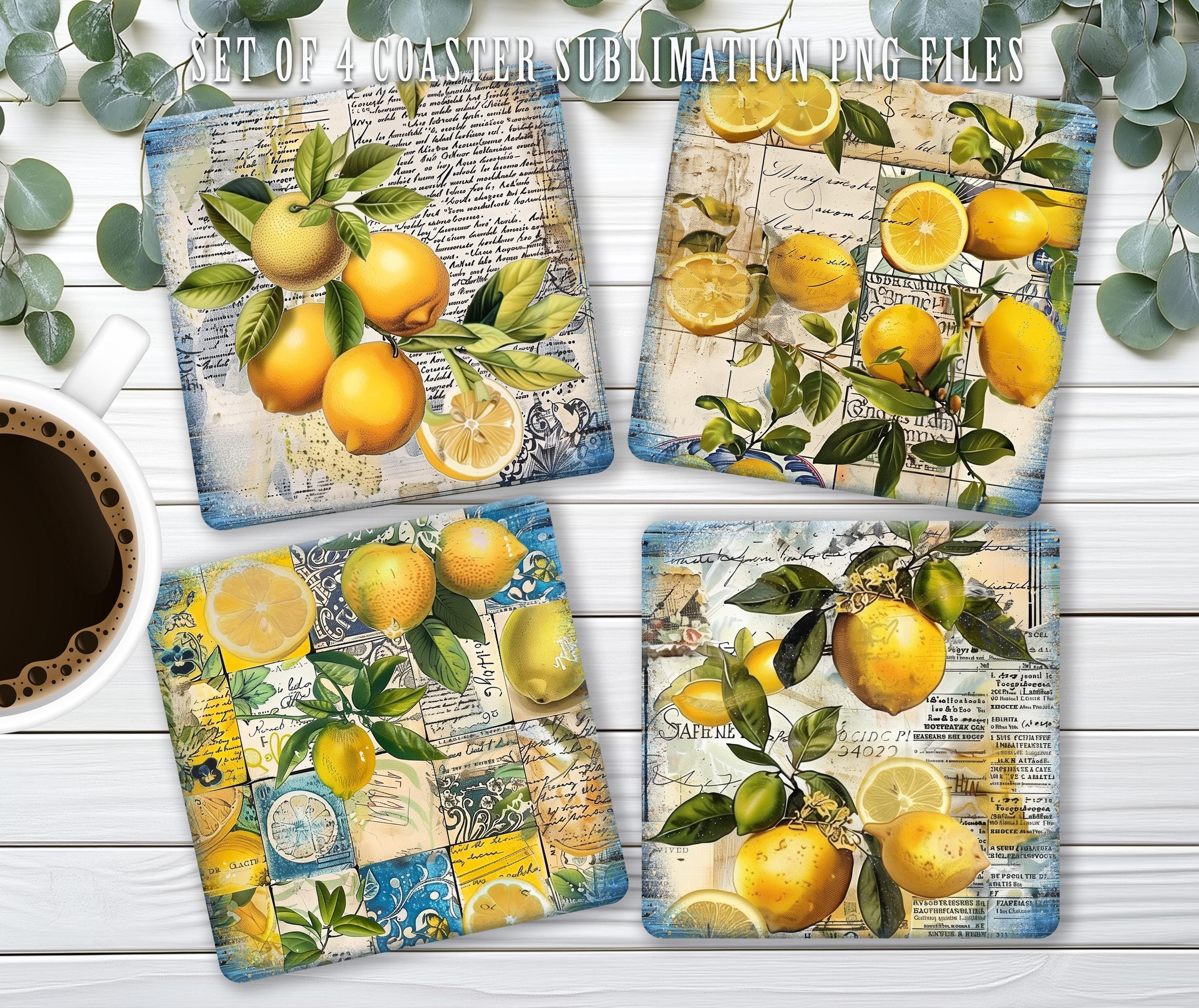 4x4 Lemon Print - Etsy