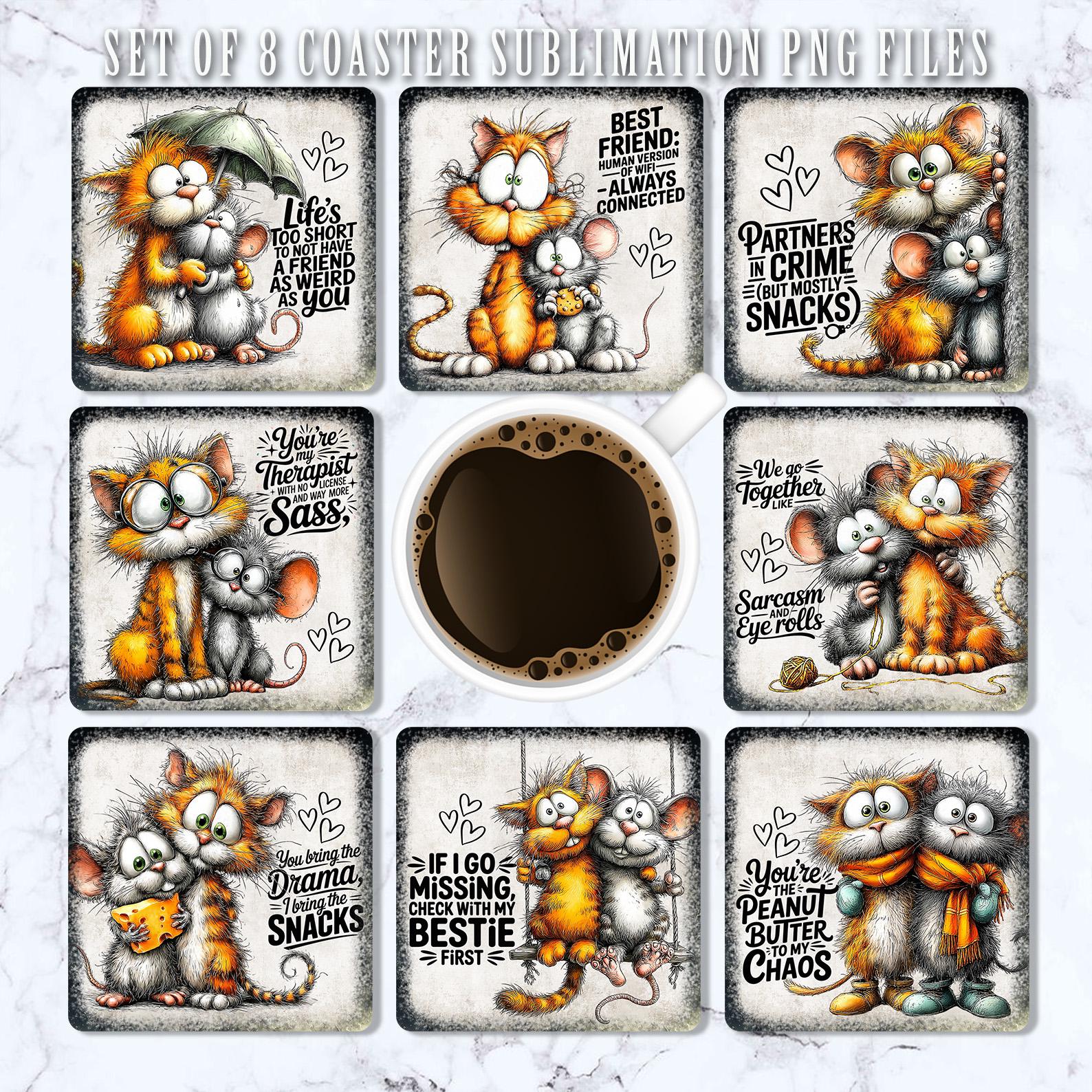 1 X Dessous De Verre Mignon En Forme De Chat/chat