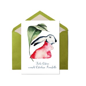 Osterkarte Annabelle 3er-Set modernes cooles Design Klappkarte A6