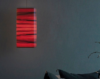 Wood Light Fixture from Tineo Veneer, Kitchen island Lighting, Living Room Lamp, Bedroom Warm Light, Dine Light, Minimalist Hanging Lamp