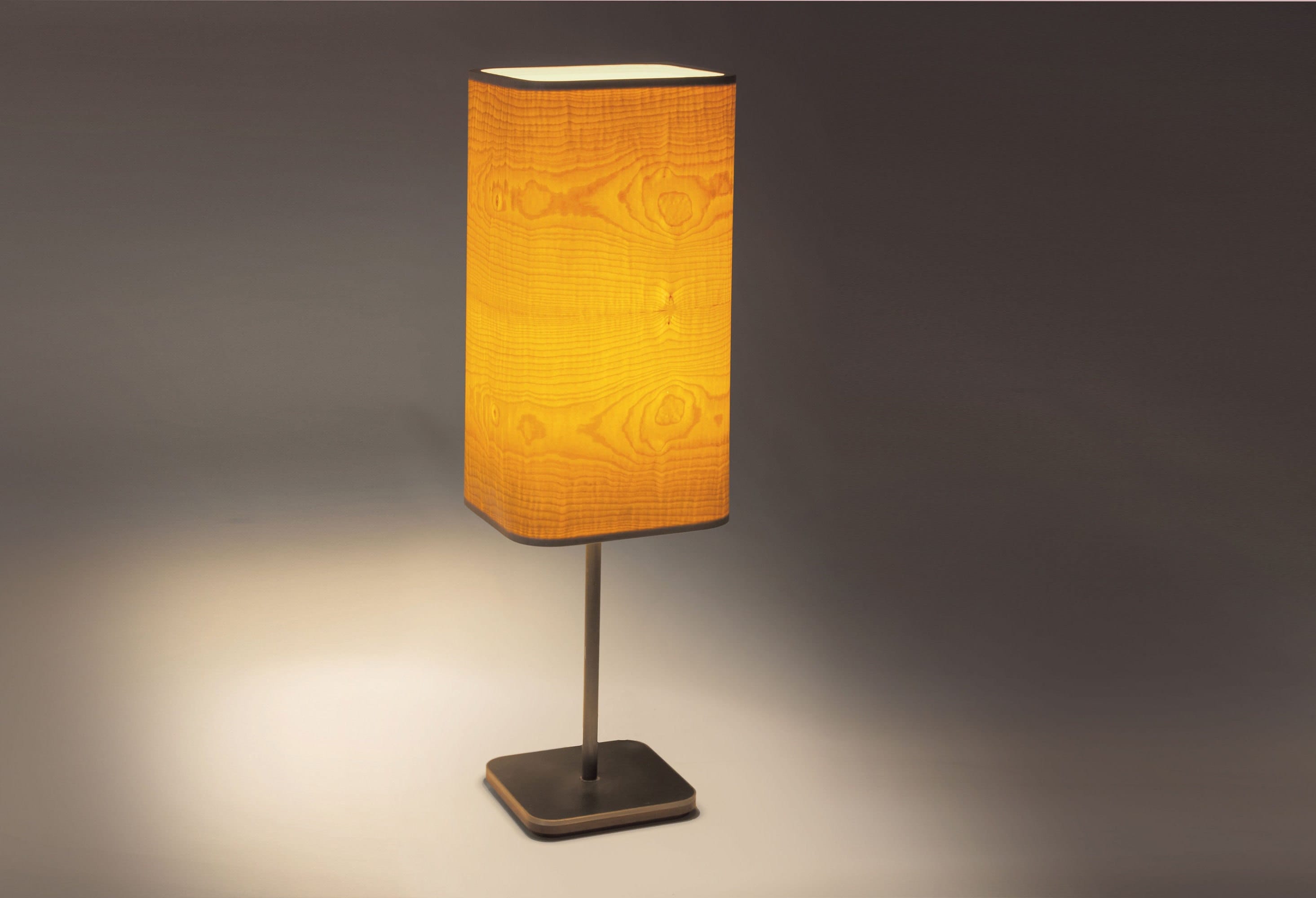 Lampe De Chevet, Lampe Bureau Faite Main, Placage Bois D'érable, Design Minimaliste, Luminaire Bureau, Salon Vintage En