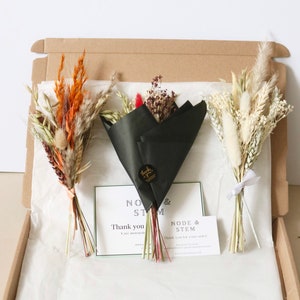 Mini Festive Dried Flower Bouquet with Wax Melts | Autumn, Christmas & Snow | Home decor | Autumn decor | Christmas decorations | Gifts