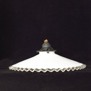 Glass white lampshade image 3