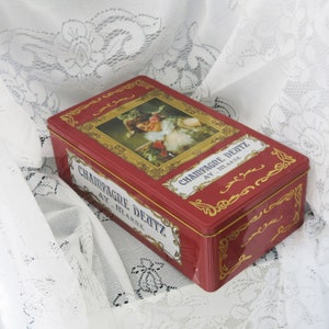 Beautiful French champagne tin image 4