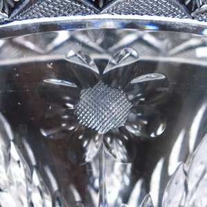 Heavy crystal vase. image 7