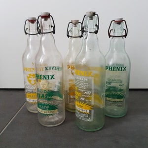 Old French lemonade bottle image 5