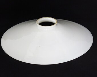 Glass cream-white lampshade