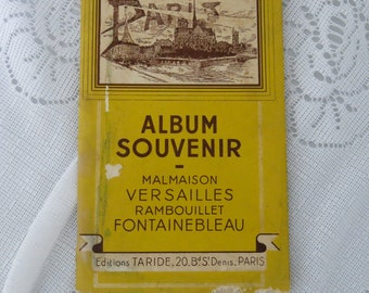 Old photo book about Paris