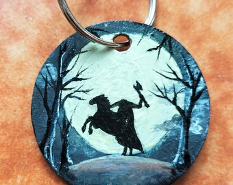 Handgefertigtes Halloween Gadget ohne Kopflosen Reiter