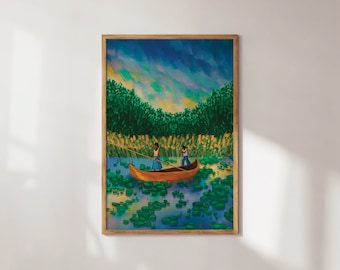 Sunrise Sail | A5 A4 A3 Art Print