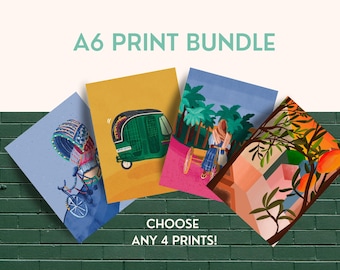 A6 Print Bundle - Choose any four