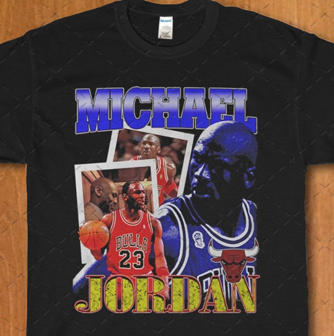 Michael Jordan T-shirt Men's Women Unisex NBA Tee | Etsy