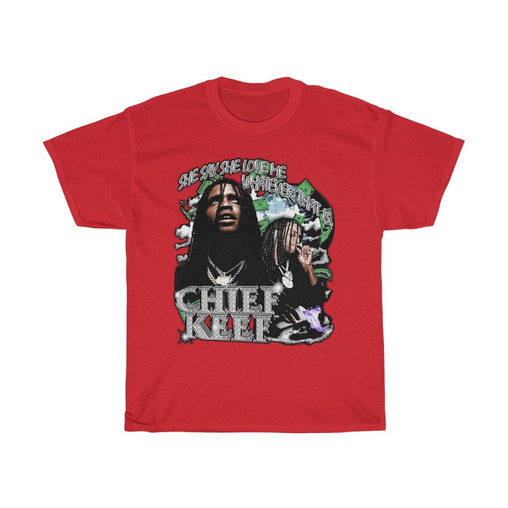 Chief Keef Rap Tee Vintage Rap Tshirt Hip Hop Men's Etsy