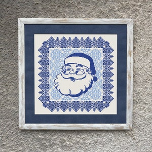 Christmas Sampler Cross Stitch Pattern, Cross Stitch Chart, Santa Claus X Stitch Embroidery, Winter Xstitch, Instant Download PDF