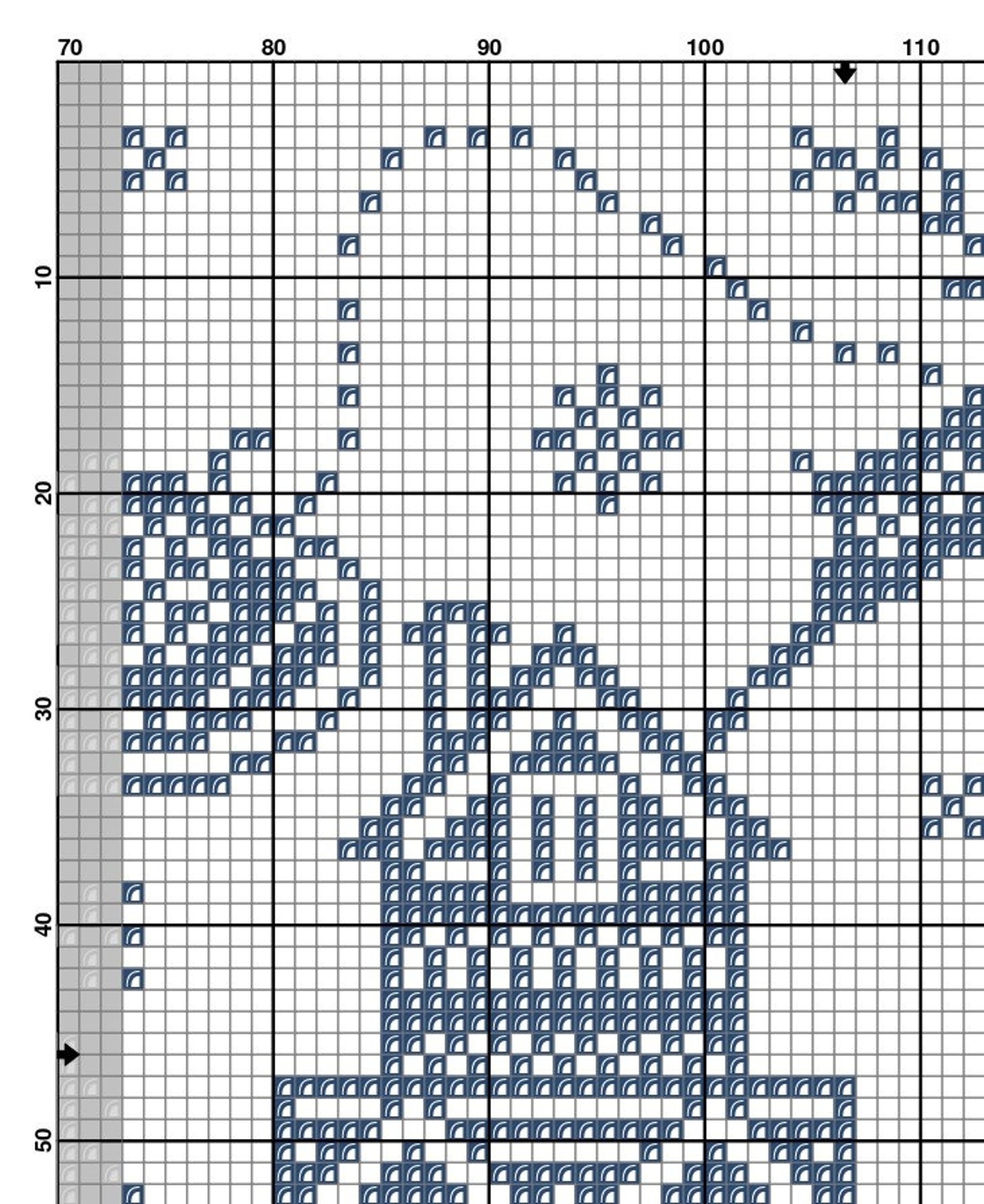 X Stitching Pattern Christmas Sampler Cross Stitch Pattern, X Stitch Chart, Santa Claus is ...
