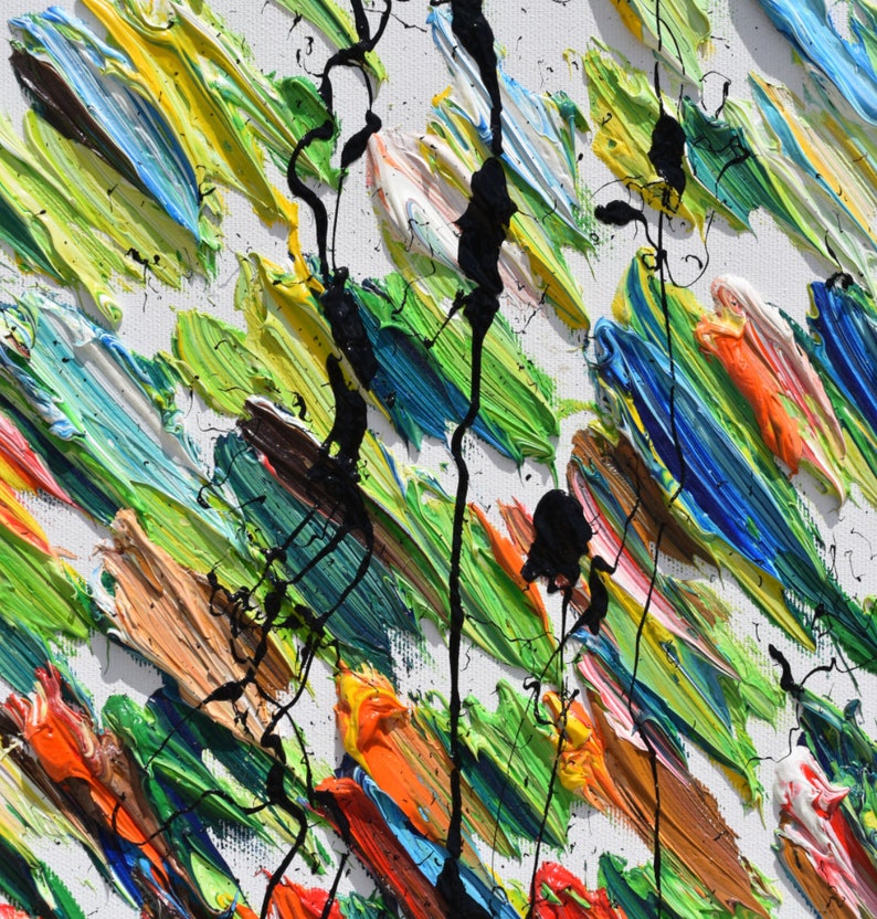 Abstract Painting 55 Oil Painting on Canvas Original Etsy