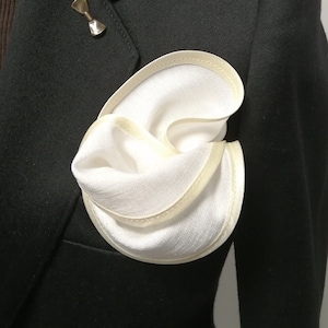 Edge Border Handkerchief, White Suit Pocket Square, Round Handkerchief, Formal Pocket Square, Wedding Handkerchief, RoseHeartAccessories
