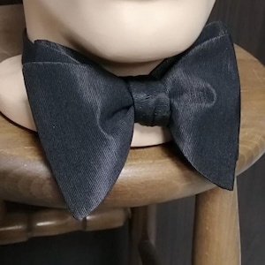 Pajarita extragrande de grosgrain para anudar, pajarita para ocasiones formales, pajarita clásica de la corte real.