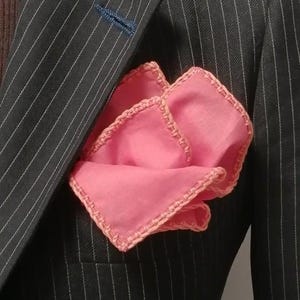 Szydełkowa kieszonkowa chusteczka, szydełkowa chusteczka, chusteczka na wydarzenia, ślubna kieszonkowa chusteczka, pan młody na okazję chusteczka, akcesoria RoseHeart
