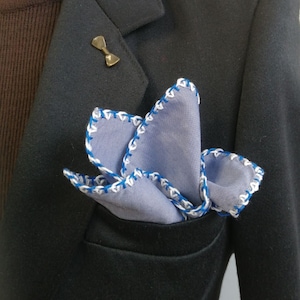 Chusteczka na okazję, Szydełkowa kieszonka, Szydełkowa chusteczka, Chusteczka na wydarzenia, Ślubna kieszonka, Chusteczka dla Pana Młodego, RoseHeartAccessories
