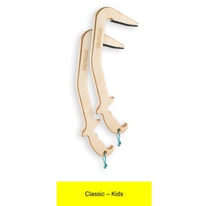 Kids Wooden Indoor Training Ice Axes: Climbing Pickaxe Pair