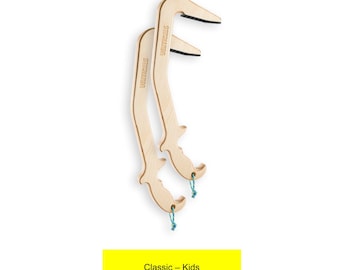 Kinder Indoor Training Eispickel aus Holz: Kletternde Spitzhacke Paar