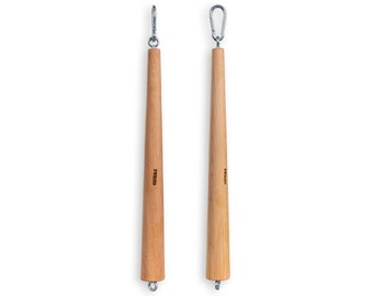 Wooden hand grip training cones
