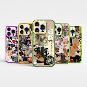 Funda para teléfono con diseño de tablero de estado de ánimo japonés, con estética japonesa para iPhone 16 Pro Max 15 14 Plus 13 Samsung S25 Ultra S24 Fe S23 Fe A56 A55 A36