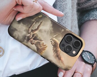 Angelic Guardian Angel Tough Phone Case for iPhone, Samsung, Pixel