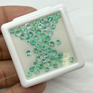 3 - 3.5 mm AAA Grade Emerald Round, Natural Emerald, Calibrated Emerald, Emerald Jewelry, Emerald Ring, 2 Pc Pack, Colombian Color Emerald