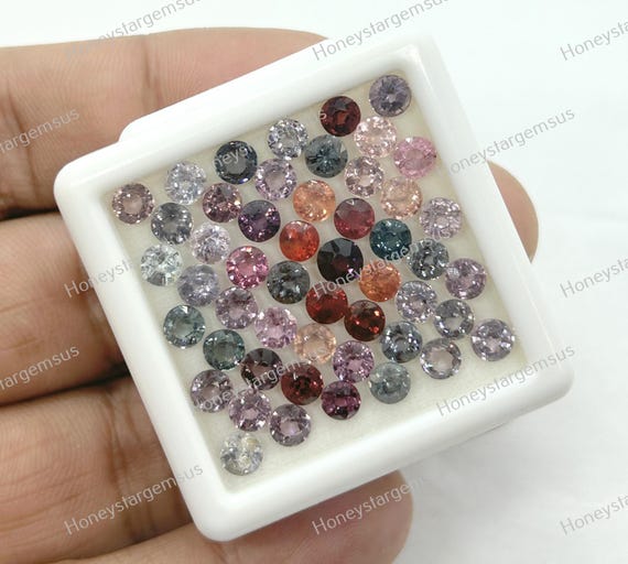 4 mm AAA Top Quality Spinel, Natural Spinel Round, Multi Spinel, Grey Spinel, Pink Spinel, DIY, Burma Spinel, Red Spinel, Spinel Jewelry