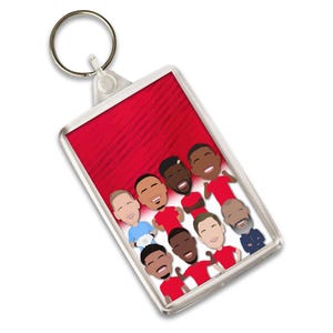 Forest 2024-25 Vector Heroes Key Ring Keyring Key Chain Nottingham Nottm Wood Nuno Etc Great Gift For Reds Fans Printed in The UK