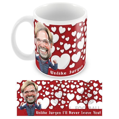 Discover Liverpool Fans Valentine's Day Mug - Klopp Vector Heroes