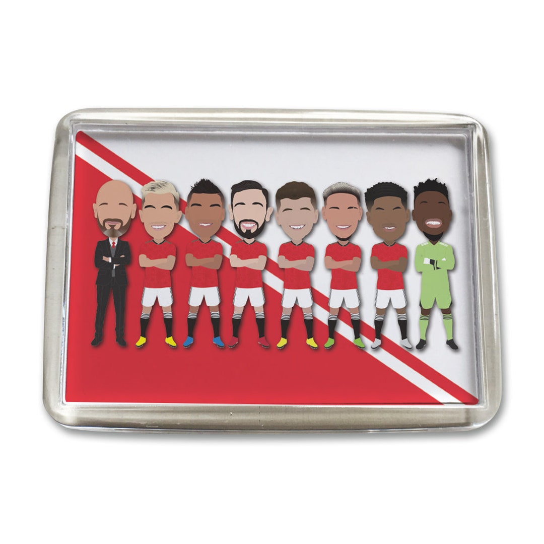 Utd 2023 2024 Vector Heroes Fridge Manchester Man Etsy