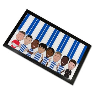Brighton 2024-25 Vector Heroes Bar Runner Mat Man Cave Bar Choice Of Sizes Dunk Welbeck Etc Great Gift For Seagulls Fans