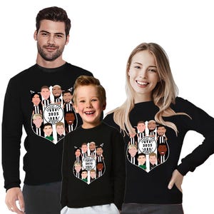 Newcastle Utd Vector Heroes Black Jumper League Cup Winners 2025 | Kids & Adults Sizes | Great Newcastle Gift For Toon Army Fans |