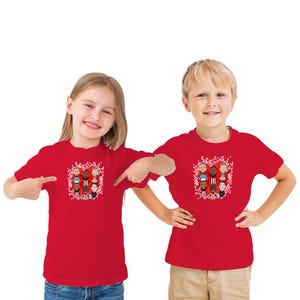 Brentford 2024-25 Vektor Helden Kinder T-Shirt Größen Alter 3-13 Jahre Inoffizielle Bienen Auswahl an Farben | Gedruckt in Großbritannien |