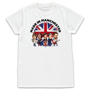 Made in Manchester Erwachsenen Musik T-Shirt Tshirt T-Shirt Größen S-3XL Inoffizielle Gallagher Brothers Liam Noel Ashcroft Fray Braun Auswahl an Designs