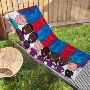 Palace 2024-25 Beach Towel Vector Heroes Top Quality Perfect For Summer Holidays Great Gift For Palace Fans