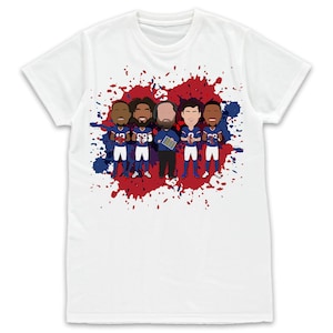Giants American Football T-Shirt tshirt tee S-XXXL Brian Daboll Daniel Jones Leonard Williams Barkley Kenny Golloday New York