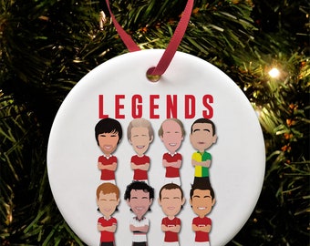 Décoration De Noël DANBURY MINT - Manchester United 2010 - Père Noël Sur Arbre
