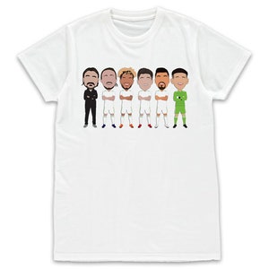 Leeds 2023-24 Vector Heroes T-Shirt tshirt S-XXXL Ayling Farke etc Unofficial Utd United
