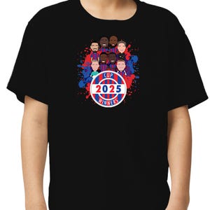 Crystal Palace Cup Winners 2025 Vector Heroes Kids Child T-Shirt Sizes Age 3-13 Years Choice Of Colours | Printed In The UK | Palace T-Shirt