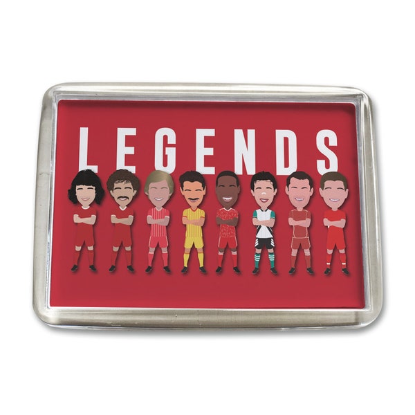 Liverpool Legends Vector Heroes Fridge Magnet Fowler Gerrard etc Great Gift For Fans Printed in The UK