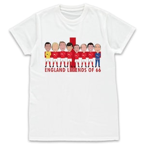 Legends Of England Kids Child T-Shirt tshirt Age 3-13 Choice Of Years Unofficial Euros England