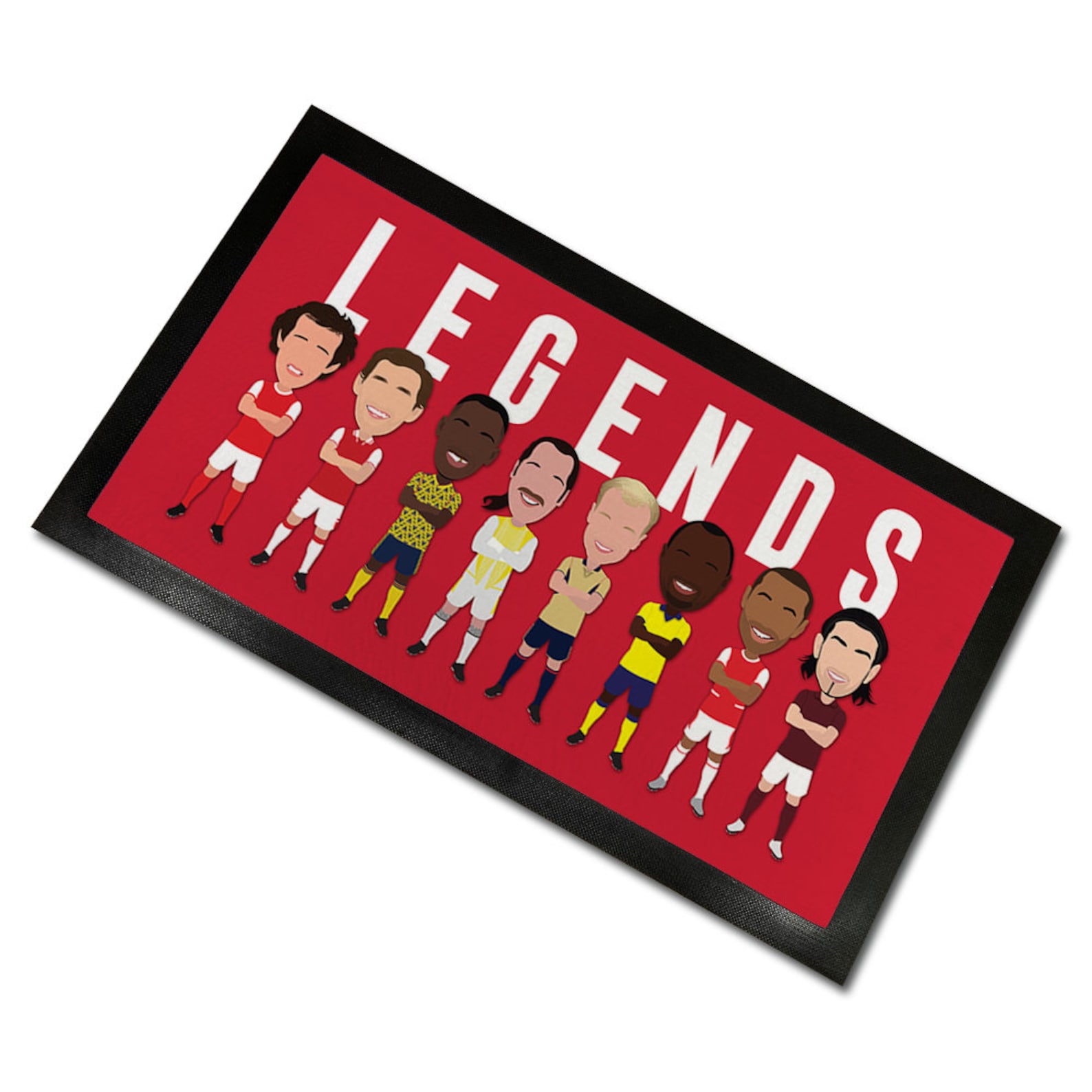 Arsenal Legends Vector Heroes Bar Runner Mat Henry Wright Etc Man Cave ...