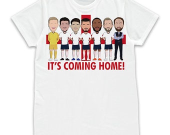 England Football Its Coming Home Mens T-Shirt Sizes S-3XL Unofficial Euros