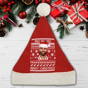 Mo Ho Ho Ho Mo Salah Liverpool Santa Hat | Christmas Hat |  Great Gift For Liverpool Fans | Unisex Adults | Printed In The UK