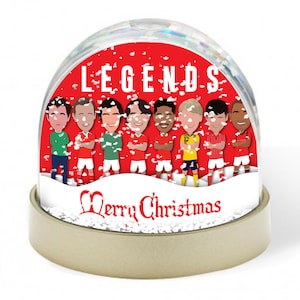 Forest Legends Vector Heroes Christmas Snow Globe Clough Robertson Pearce Walker etc Great Christmas Gift For Forest Fans Nottingham Nottm